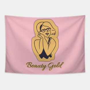 Beauty gold Tapestry