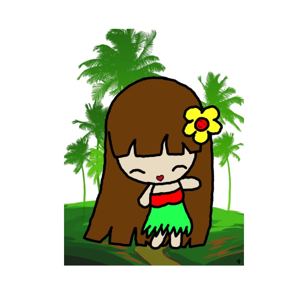 Kawaii Hula Girl by Crazytrain77