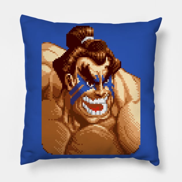 Sumo Grand Master Pillow by winsarcade