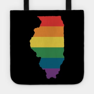 Illinois State Rainbow Tote