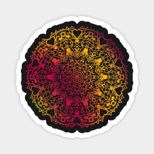 Heart mandala Magnet