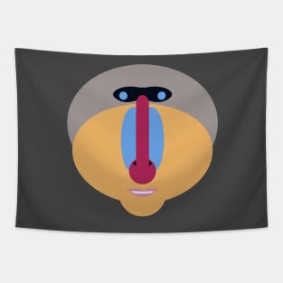 Mandrill monkey Tapestry