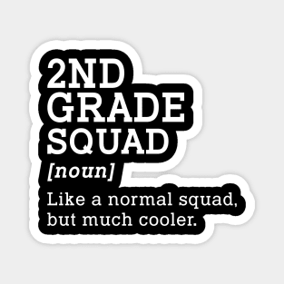 2nd Grade Squad Back to School Gift Teacher Second Grade Team Magnet