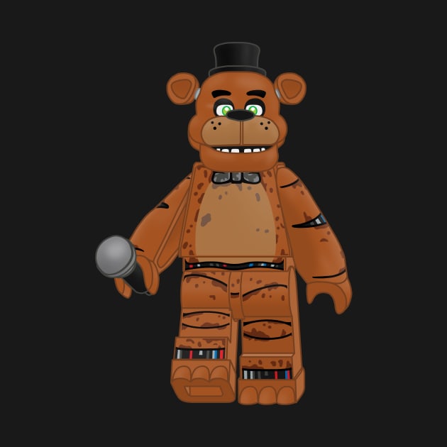 Lego Freddy Fazbear by ovofigures