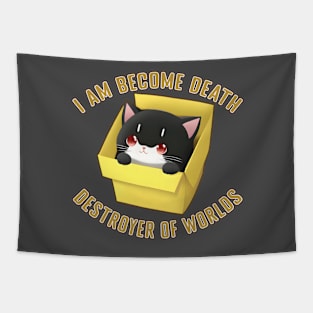 Box Cat Destroyer of Worlds Tapestry