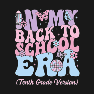 In My Back To School Era Fourth 10th Grade Gift For Boys Girls Kids T-Shirt