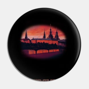 Futuristic Würzburg 2045 Artwork Pin