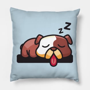 Sleeping French Bulldog Cute Dog Lover Gift Pillow