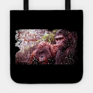 Apes' Warcry Commemorate the Ape-Human Conflict and Evocative Themes of the Apes Tote