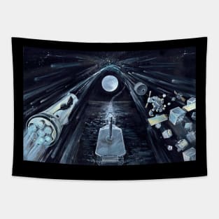 SATELLITE WARP BEAM Tapestry