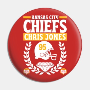 Kansas City Chiefs Chris Jones 95 Edition 3 Pin