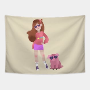 Cool Mabel and Waddles Tapestry