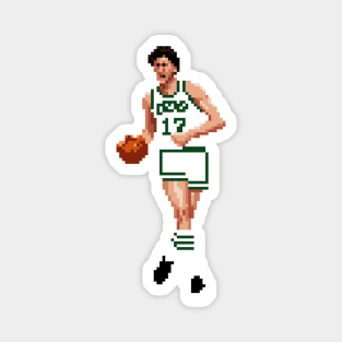 John Havlicek Pixel Dribble Magnet