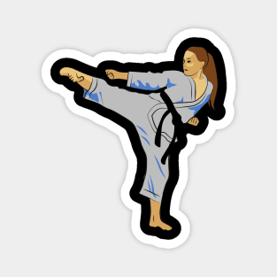 Karate Kick and Interactive Belt Magnet