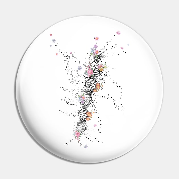 DNA molecule, DNA Pin by RosaliArt