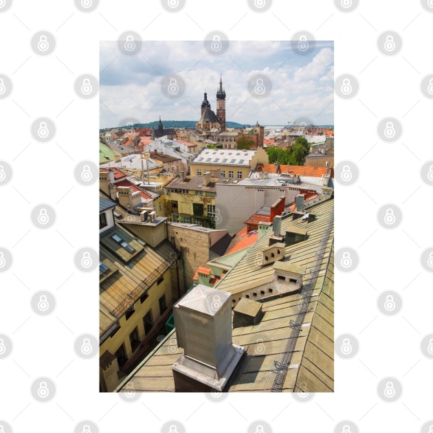 Krakow Rooftops by jojobob