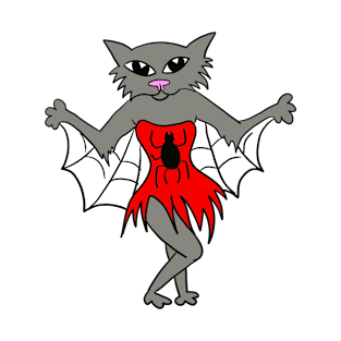 Halloween Spider Cat T-Shirt