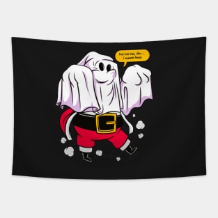 Ghost santa claus funny Tapestry