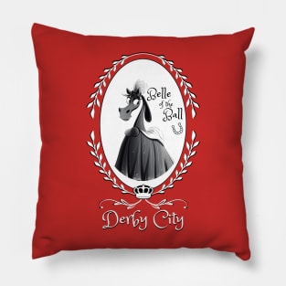 Derby City Collection: Belle of the Ball 7 (Red) Pillow