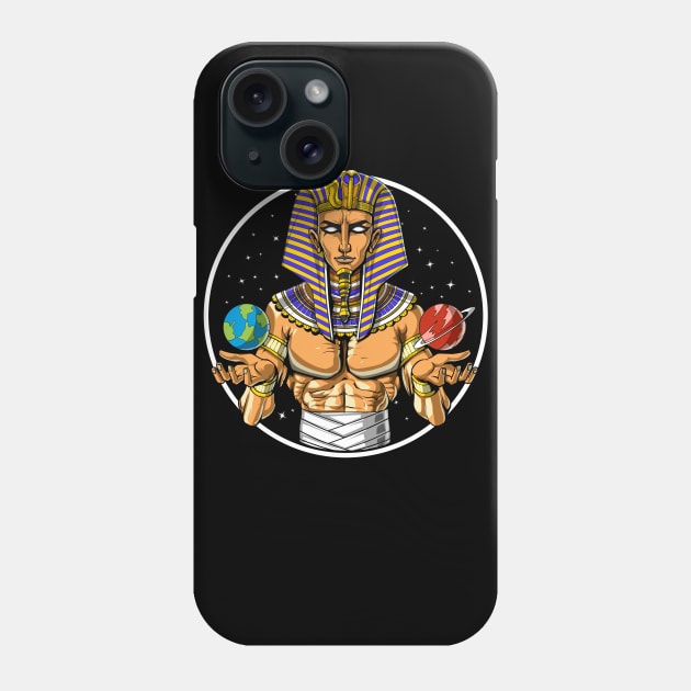 Space Egyptian Pharaoh Phone Case by underheaven