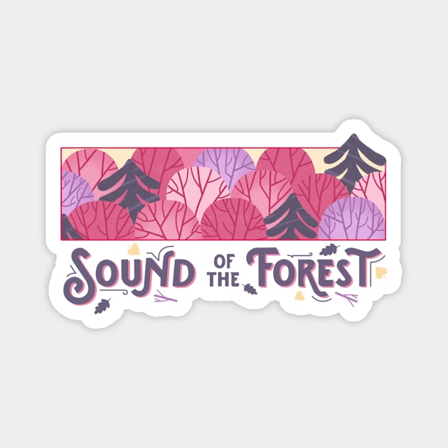 Sound of the Forest Magnet by marta.mat3