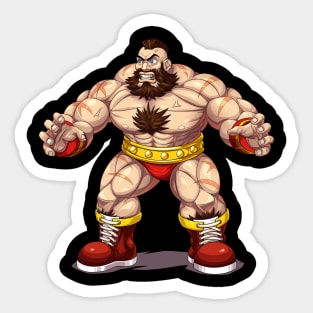 Zangief (SF6) Defeated Face Sticker – Vinyl Labz