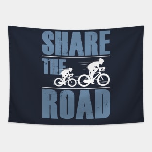 Share the Road with Cyclists Tapestry