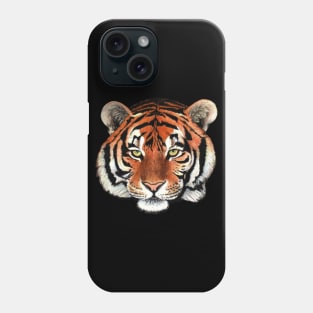 Tiger drawing Phone Case