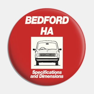 BEDFORD HA VAN - brochure Pin