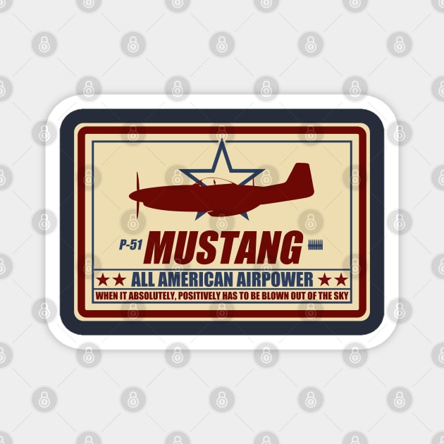 P-51 Mustang Magnet by TCP