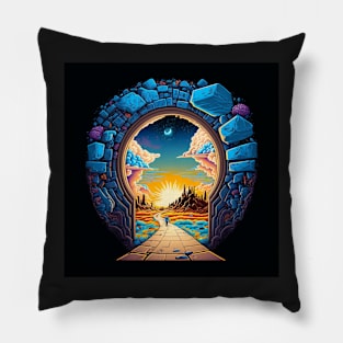 Portal to another dimension Pillow