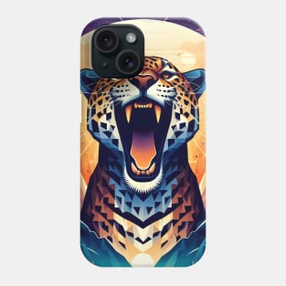 Low Poly Jaguar Phone Case