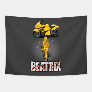 Beatrix motorbike Tapestry