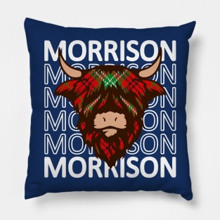 Clan Morrison - Hairy Coo Pillow