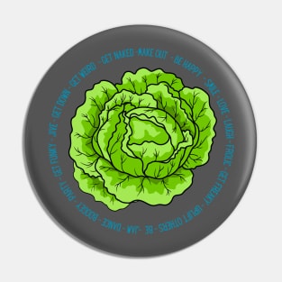 LETTUCE Dance - Jam - Get Weird - Party - Laugh - Jive - Boogey - Get Down - Get Funky - Smile - Dad Joke Pin