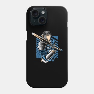 Artwork Illustration Mighty Knight With Golden Sword Phone Case