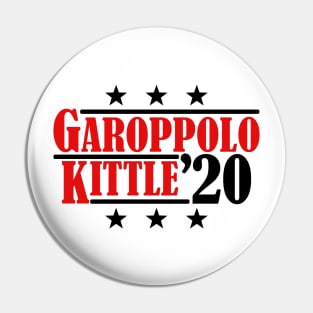 Garoppolo Kittle 2020 Making San Francisco Great Again Pin