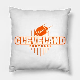 Cleveland Football Pillow