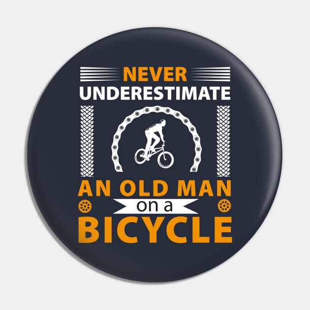 Bicycle. Grandparents Day Pin by CatCoconut-Art