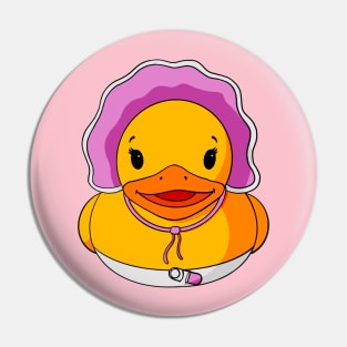 Baby Girl Rubber Duck Pin
