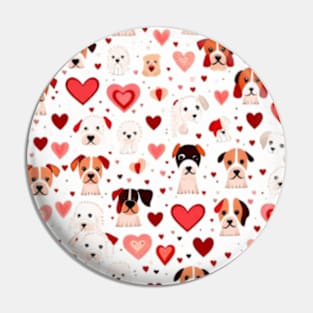 valentines day gifts hearts and dogs pattern gift ideas Pin