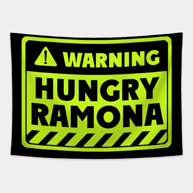 hungry Ramona Tapestry by EriEri