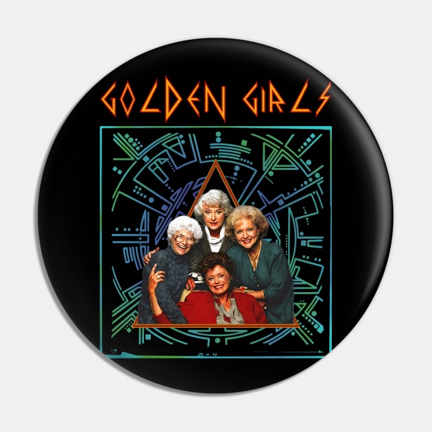 Golden Girls Parody Def Leppard Pin by Resatuki