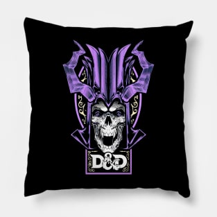 D&D Lich (Black Print) Pillow