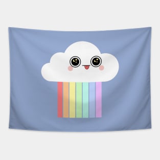 Rainbow Cloud Tapestry