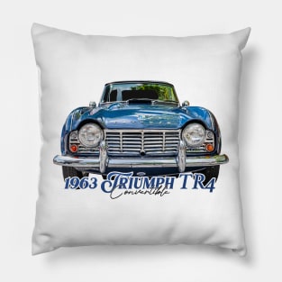 1963 Triumph TR4 Convertible Pillow