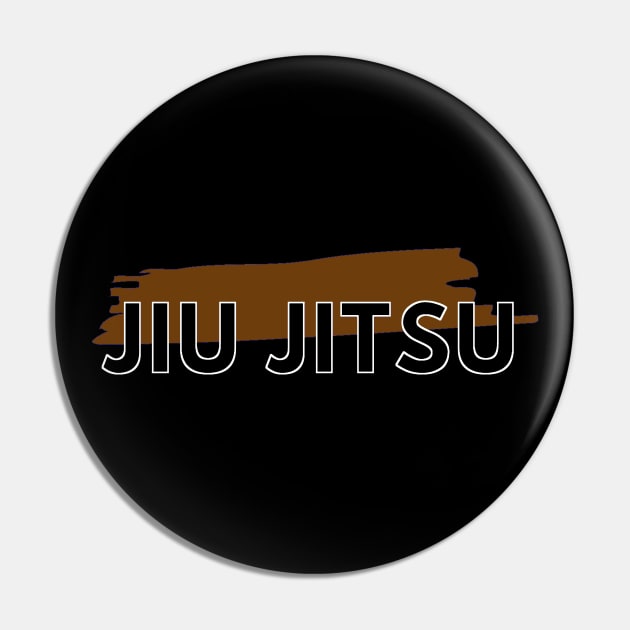 BJJ Brown Belt Brazilian Jiu Jitsu Pin by HootVault