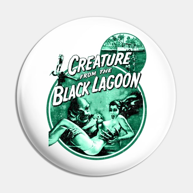 Vintage Creature From the Black Lagoon Pin by Joaddo