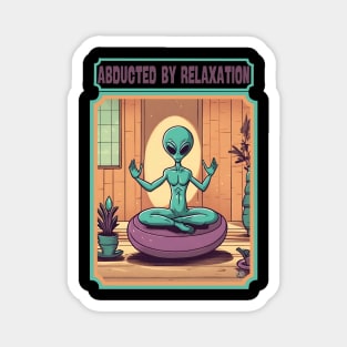 Alien yoga Magnet