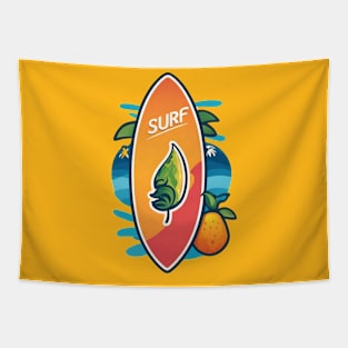 summer surfboard Tapestry